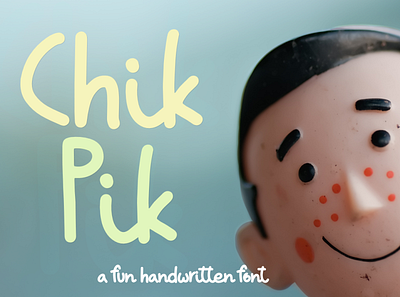 Chik Pik script font