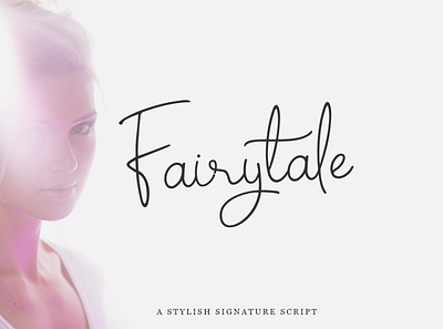 Fairytale hand drawn signature font