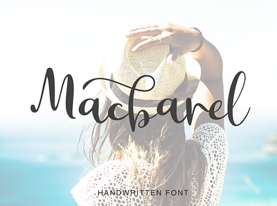 Macbarel hand drawn font script font