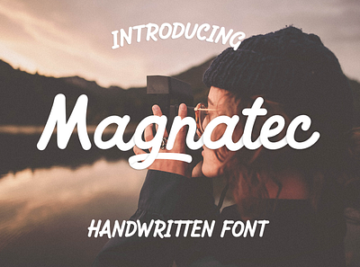 Magnatec hand drawn font