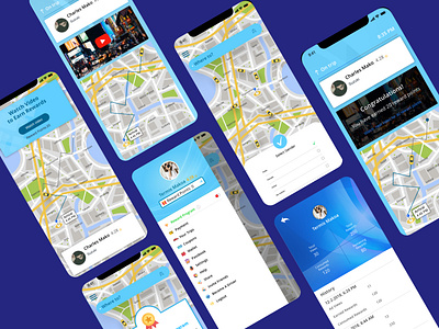 Unicar Australia android app design australia app ride app ui design user experience