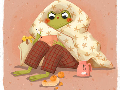 Kawaii Frog by Nur Fauzi on Dribbble