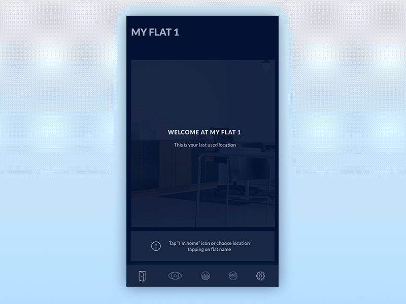 Mobile Home System animation app dashboard design gif home management mobile product system ui ux