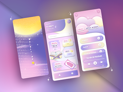 Dzikir On Time - UI Dzikir App ui