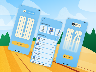 Al dente | Daily UI Challenge 014 (Timer) 014 app app design clock cooking dailyui design graphic design illustration pasta timer ui ux