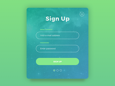 Daily UI 001 - Sign Up Form dailyui form minimal mobile signup ui ui design design web web design