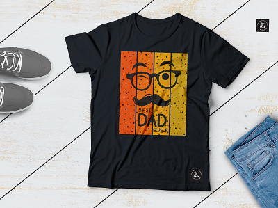 DAD T-SHIRT DESIGN branding dad dad t shirt desing design father t shirt fther t shirt typography typography t shirt design