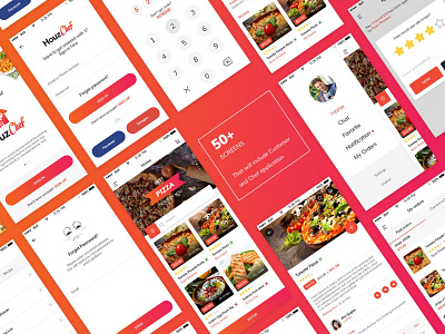 HouzChef App - App Screens