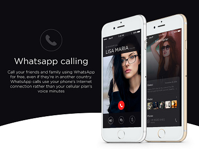 Whatsapp Calling Redesign calling callingapp profile socialapp socialmedia ui uiux userprofile