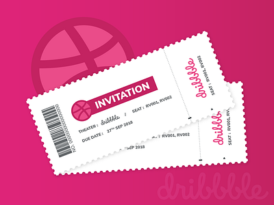 2 Dribbble Invite