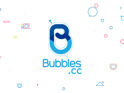 Bubbles2 blue bubbles design identity logo patterns startup ui ux