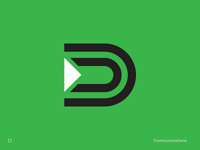 D Communications adv communications logo play