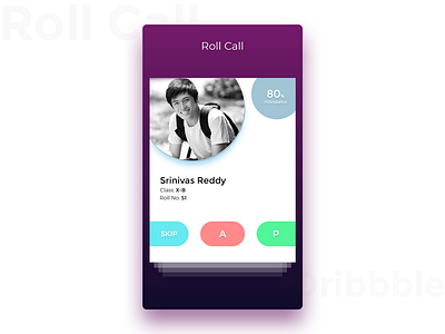 Roll Call design dribbble hello hellodribbble illustration number roll number ui uid visual design