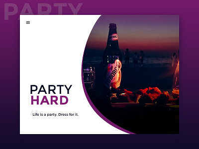 Party UI design dribbble hard hello hellodribbble party party ui ui web