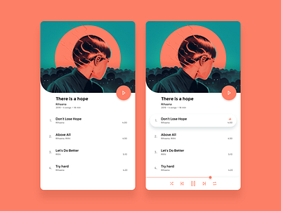 Music Player app audio audio app card design dribbble hello mobile app mobile app design music music album music app ui music player app player player ui ui ui designer user interface ux ui visual design