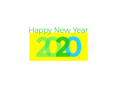 Happy New Year 2020 2020 trend card design happy new year hellodribbble new year new year 2020 ui uidesign user interface visual design wishes