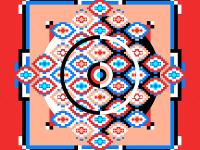 Digital Rug geometric illustration pattern photoshop rug