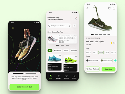 Running Shoes App