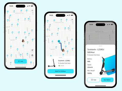 ScooterIn - Electric Scooter Share App