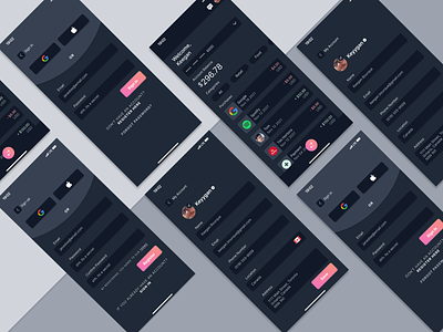 Financial App design mobile