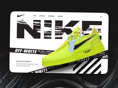 OFF WHITE X NIKE AIR FORCE VOLT air air force go education goeducation intensive nike off offwhite ui ux web
