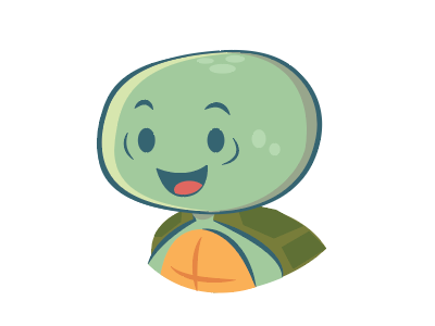 Tippy Mood Board design emotions illustration illustrator mascot mood board moods pivotal tracker turtle