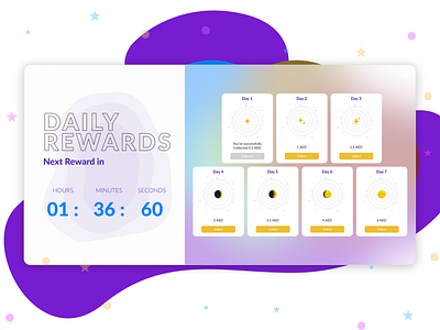 Flynbox, Daily Reward update android clean gifts ios landing page mobile app design modern points product design rewards user experience user interaction user interface vouchers website design