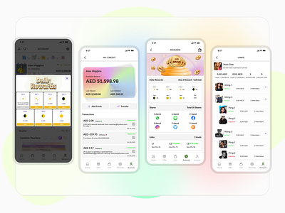updates android clean gifts illustration ios landing mobile app design modern product design rewards surprize bo user experience user interaction user interface vouchers web design