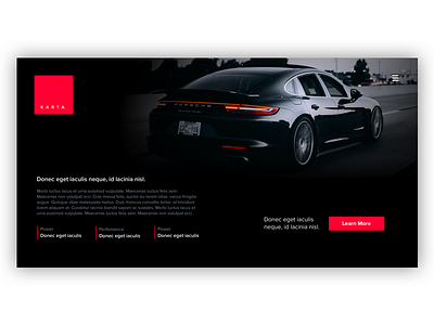 Dribbble car website website