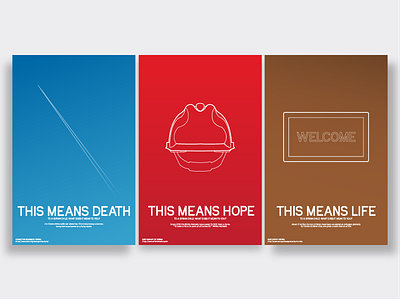 What does it mean to you? adobe awards gradient graphic design humanitarian crisis illustration line art minimalism poster print social change syria