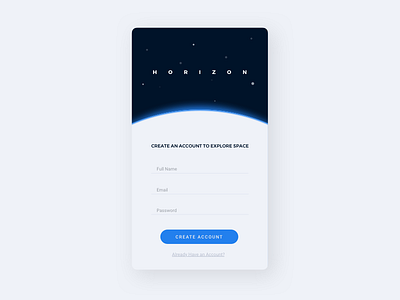 Daily UI Challenge #001 — Sign-up