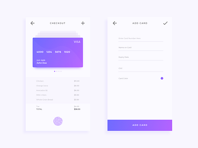 Daily UI Challenge #002 — Credit Card Checkout