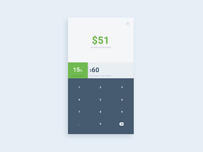 Daily UI Challenge #004 — Discount Calculator