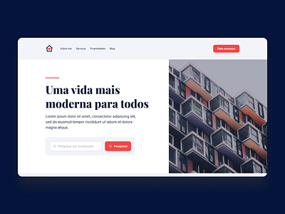 Real Estate Website UI challenge estate ui website