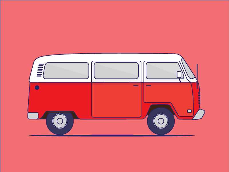 Road Trip by Katie Schikowski on Dribbble