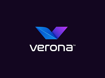 Verona - logo design | V letter mark logo a b c d e f g h i j k l m n abstract brand branding creative design gradient icon identity letter logo letter logo design letter mark logo logo design logotype modern monogram o p q r s t u v w x y z symbol v letter logo