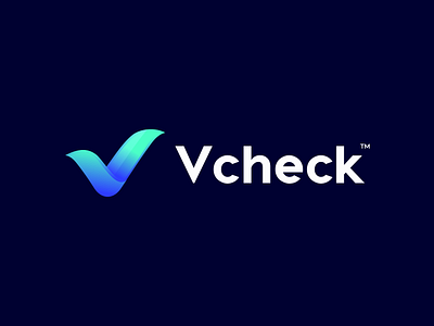 Vcheck logo design | V letter mark logo a b c d e f g h i j k l m n abstract branding creative design gradient icon identity letter logo letter logo design letter mark logo logo design logomark logotype modern monogram o p q r s t u v w x y z symbol v letter logo