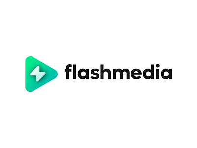 Flashmedia logo design 3d abstract branding colorful creative design gradient graphic design icon illustration logo logotype media media player modern play play logo symbol video