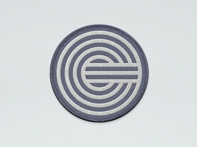 Embark Patch e icon lines monogram patch thick