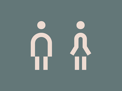 Mi'Ne Washroom Icons bathroom directional icons man washroom woman