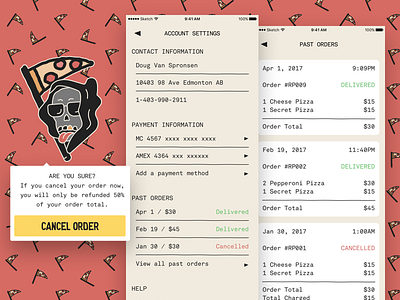 Reaper Pie Order Cancellation