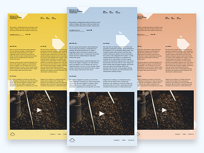 Coffee Roastery Site Design