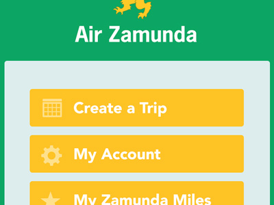 App WIP 6 africa app button flight round travel trip ui