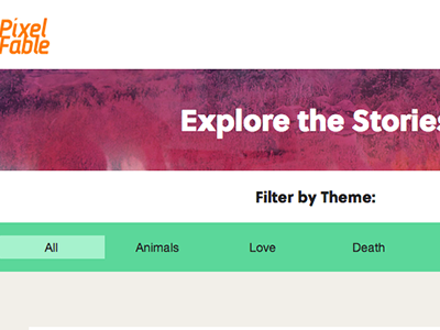 Pixel Fable stories filter