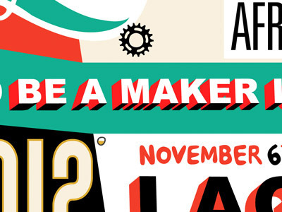 Maker africa cog gear maker nigeria november poster