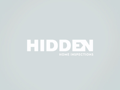 Hidden Home Inspections Logo business clean home logo simple