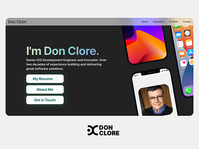 Don Clore design logo ui ux web design