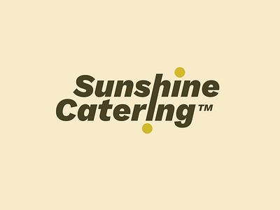 Sunshine Catering design logo