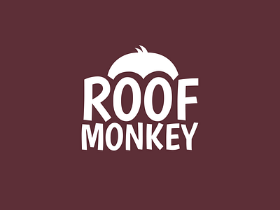 Roof Monkey design logo