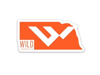 WILD Hat Co. - Nebraska Sticker